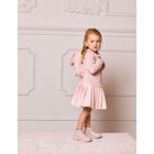 Girls Pink Faux Fur Backpack, 1, hi-res