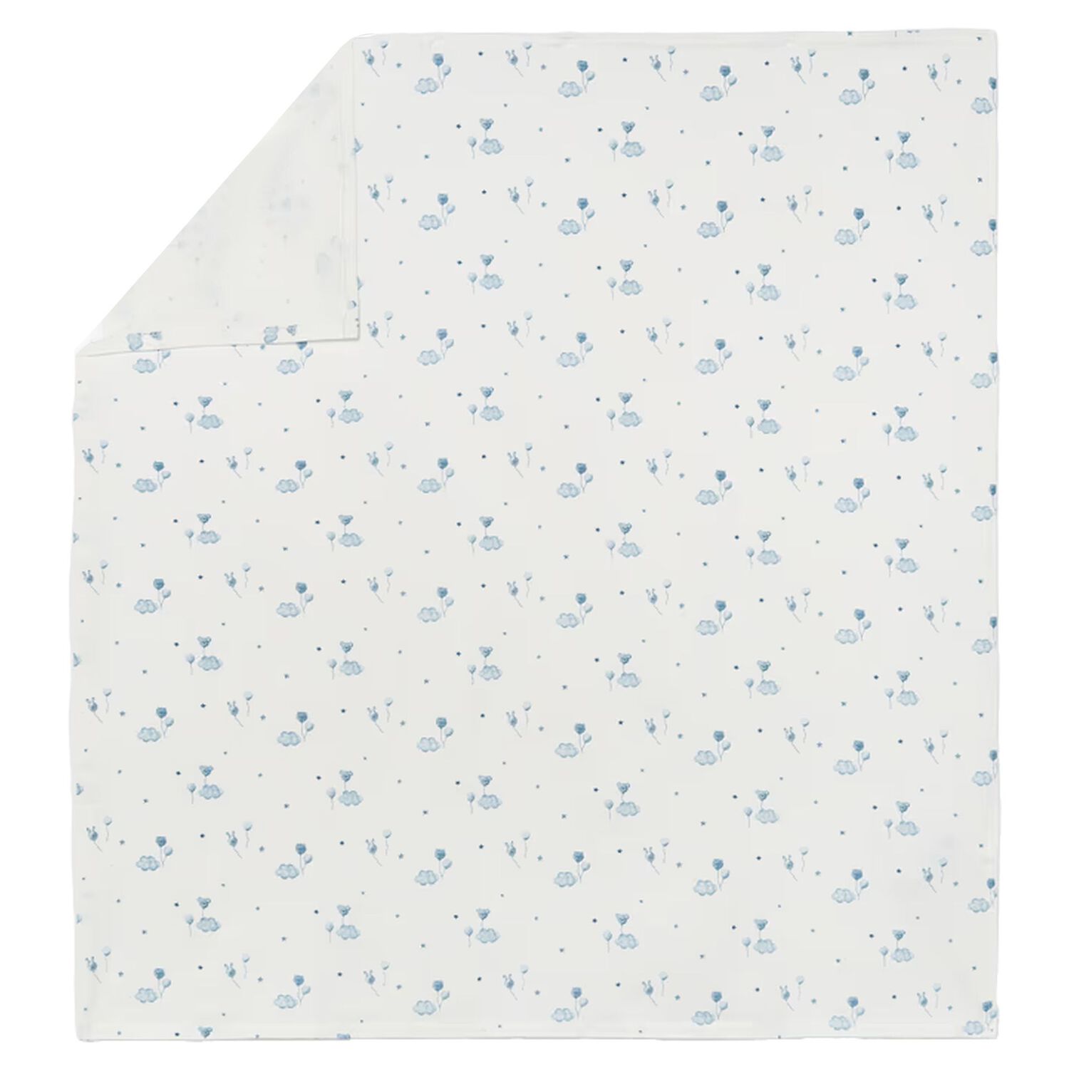Baby Boys Blue & White Teddy Bear Gift Set, 1, hi-res