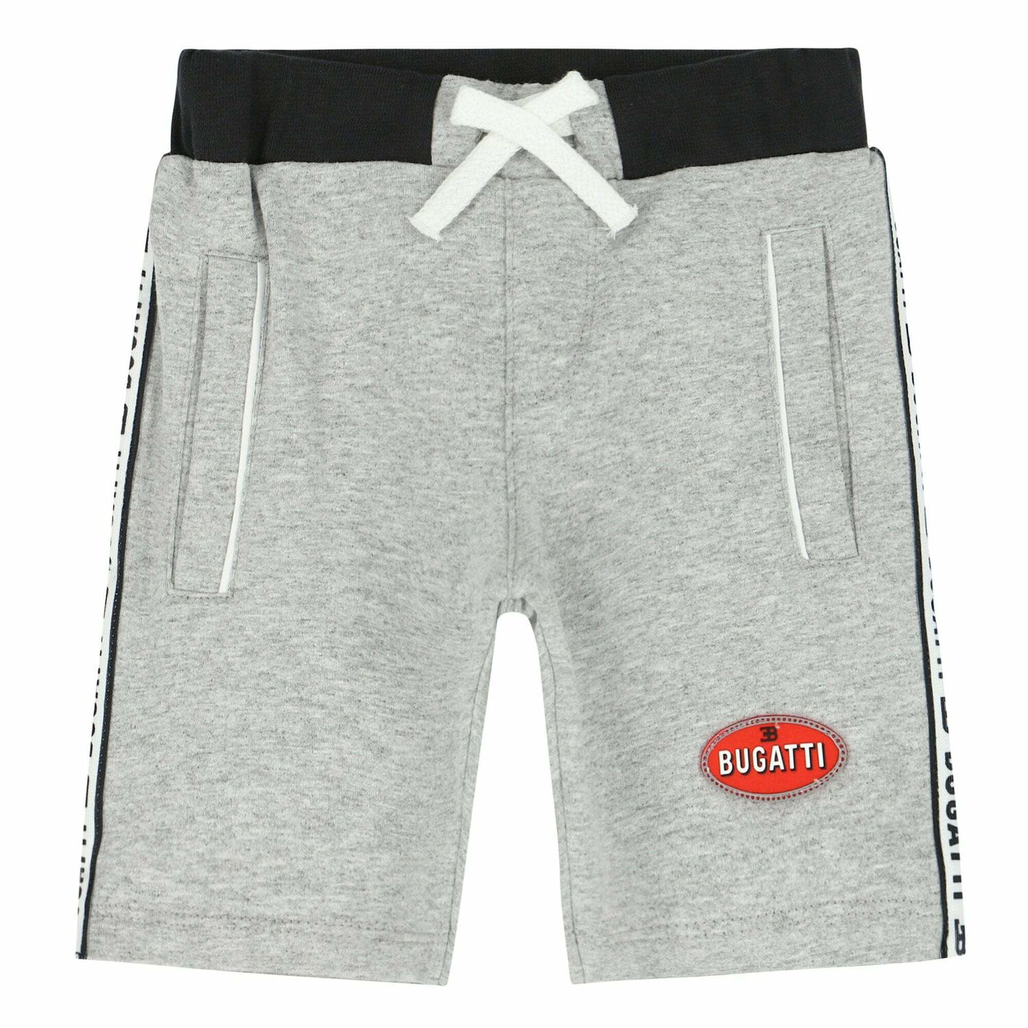 Younger Boys Grey Logo Shorts, 1, hi-res image number null