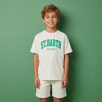 Boys Ivory Logo T-Shirt