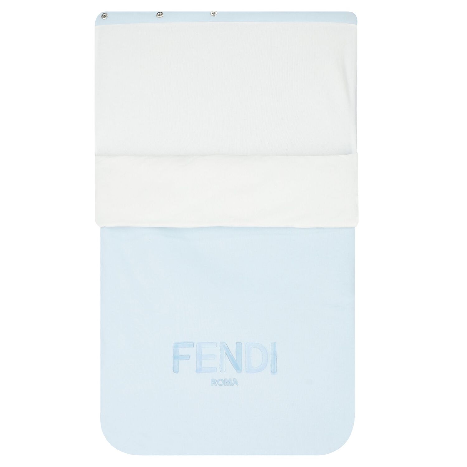 Baby Boys Blue & White Logo Baby Nest, 2, hi-res