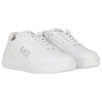 White logo Trainers