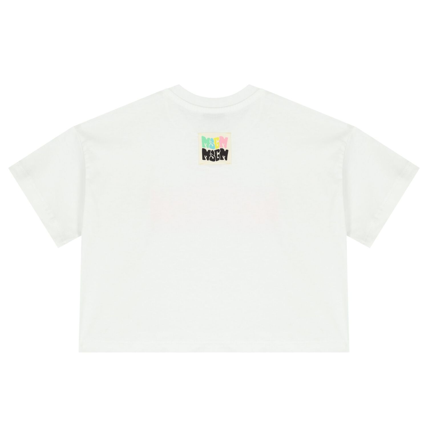 تيشيرت بنات بالشعار باللون الأبيض, 2, hi-res image number null