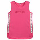 Girls Pink Logo Top, 2, hi-res