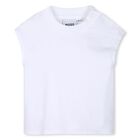 طقم دنغري للأطفال مخطط بالشعار باللون الوردي والأبيض للبنات , 1, hi-res