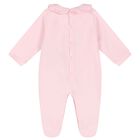 Baby Girls Pink Heart Logo Babygrow, 2, hi-res
