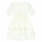 Girls White & Gold Dress, 1, hi-res