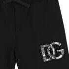 Boys Black Logo Majolica Joggers, 1, hi-res