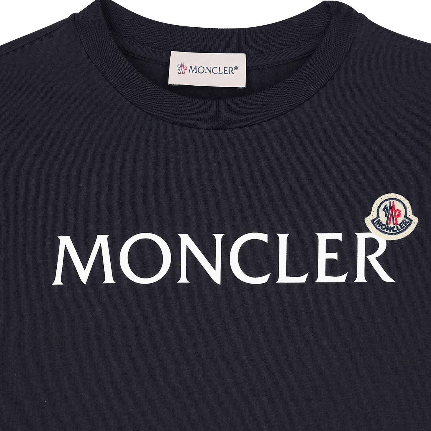 قميص بشعار باللون الكحلي للأولاد, 1, hi-res