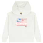 White Logo Hooded Top, 1, hi-res