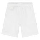  Younger Boys Beige & White Logo Shorts Set, 1, hi-res