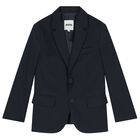 Boys Navy Blue Suit, 1, hi-res