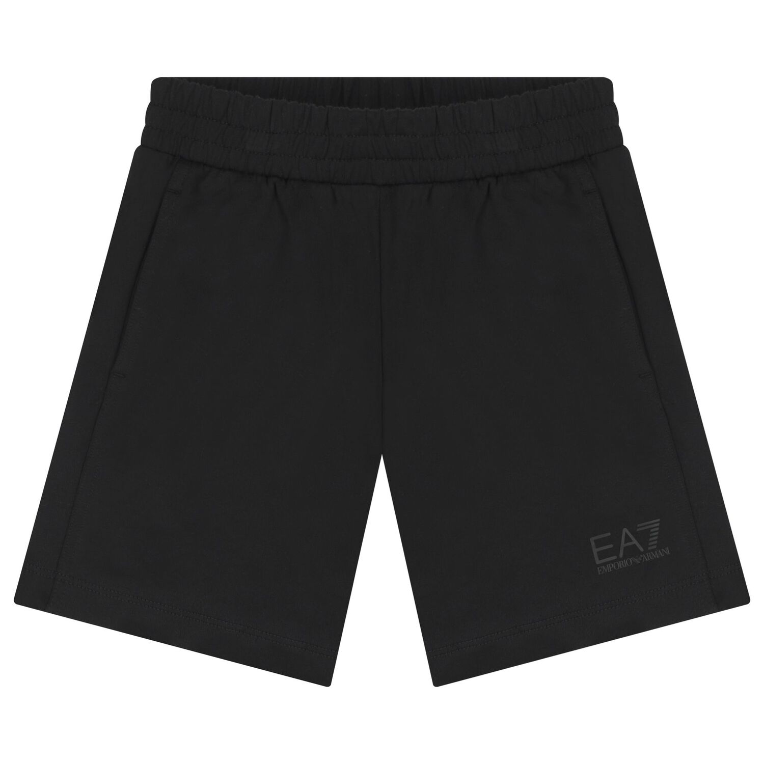 Boys White & Black Logo Shorts Set, 1, hi-res