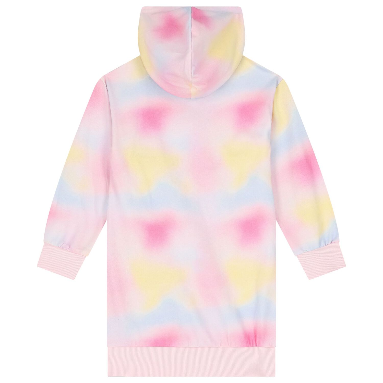 Girls Multi-Coloured Logo Hooded Dress, 1, hi-res image number null