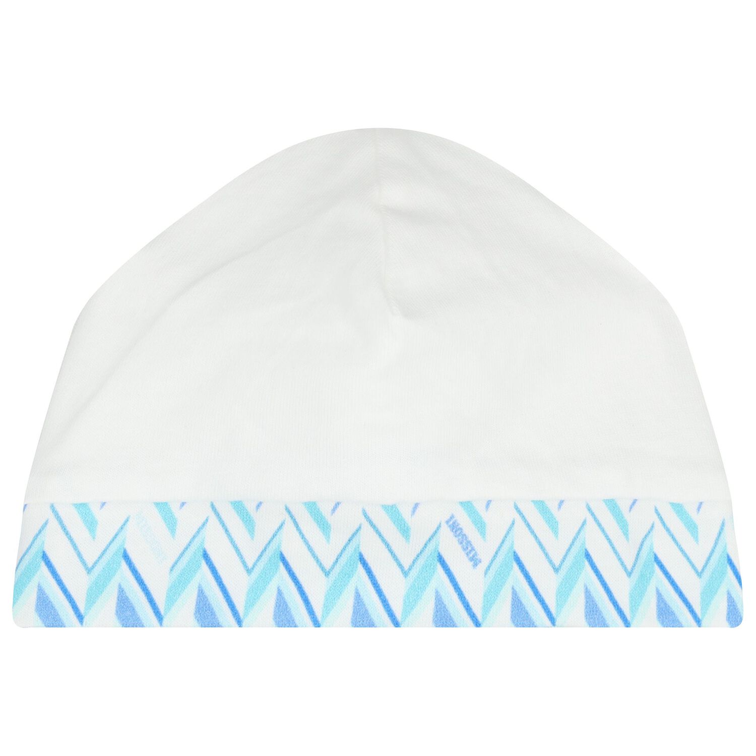 Baby Boys White & Blue Teddy Bear Zig Zag Babygrow Gift Set, 1, hi-res