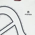 Boys White & Navy Blue Logo Shorts Set, 1, hi-res