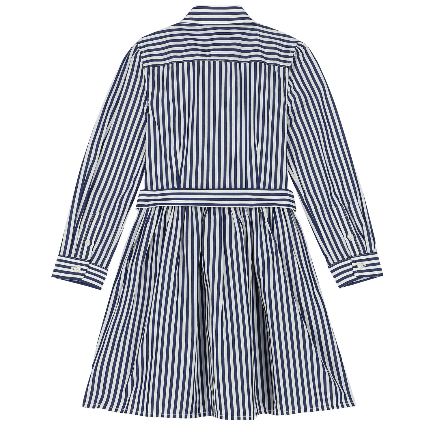 فستان مخطط باللون الكحلى والابيض, 1, hi-res