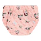 طقم فستان تول بالشعار باللون الوردي للبنات, 1, hi-res