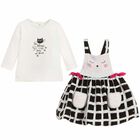 Girls Apron Dress Set, 1, hi-res