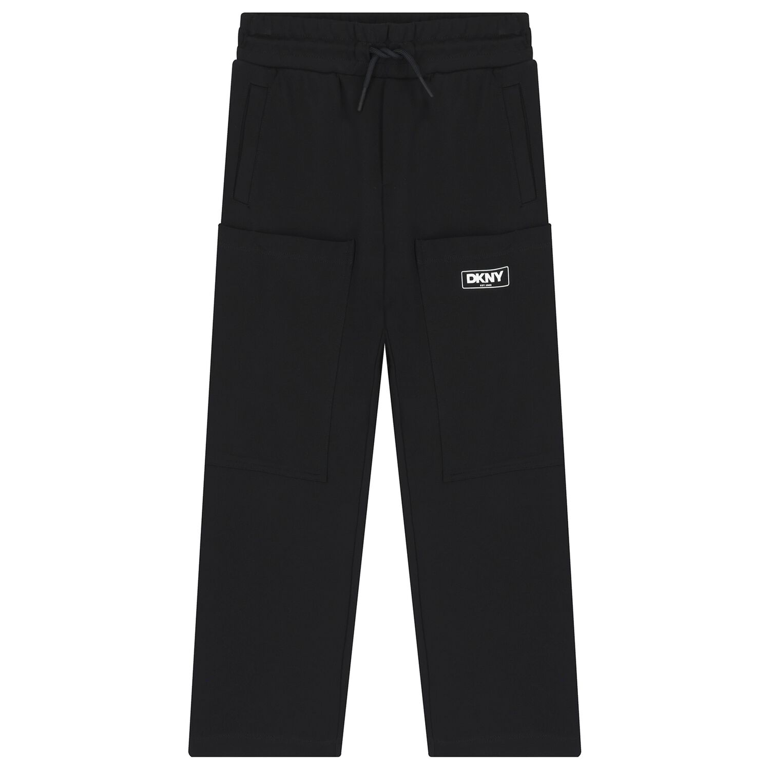 Boys Black Logo Trousers, 1, hi-res image number null
