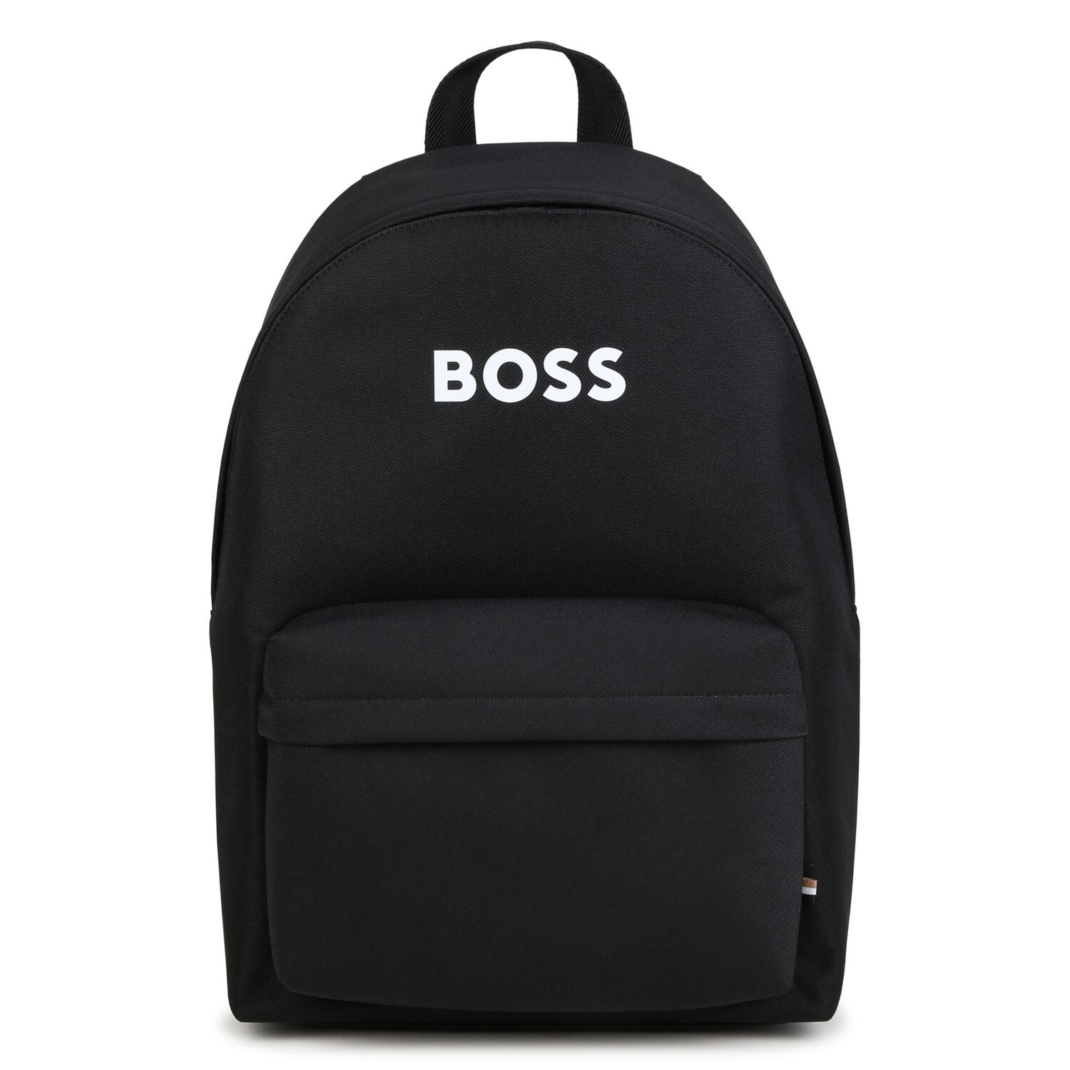 Boys Black Logo Backpack ( 42cm ), 1, hi-res