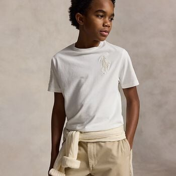Boys Ivory Logo T-Shirt