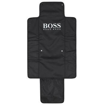 Black Logo Baby Changing Mat 