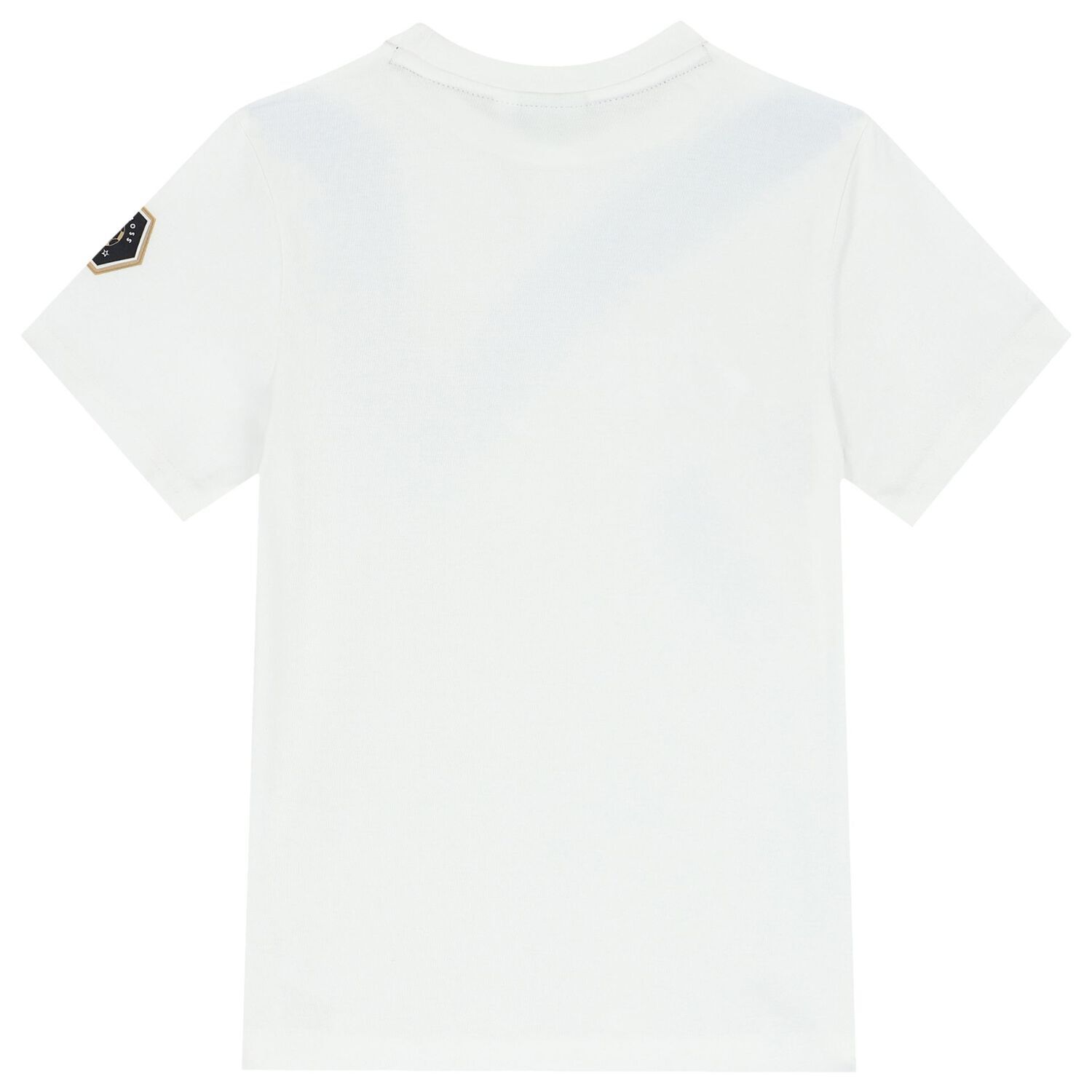 Boys White Logo T-Shirt, 1, hi-res image number null