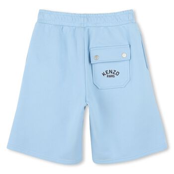 Boys Blue Tiger Logo Shorts