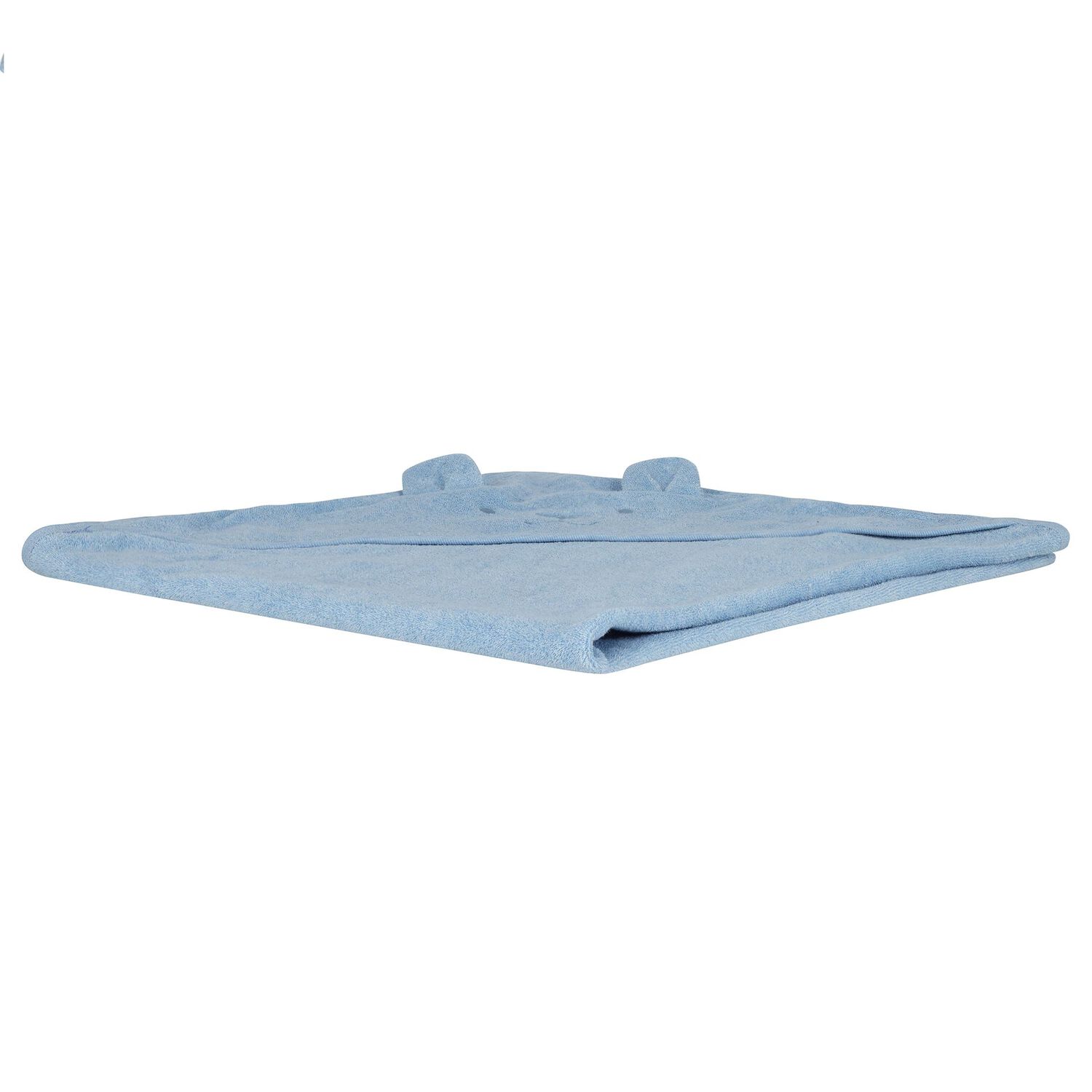Baby Boys Blue Teddy Bear Hooded Towel, 1, hi-res