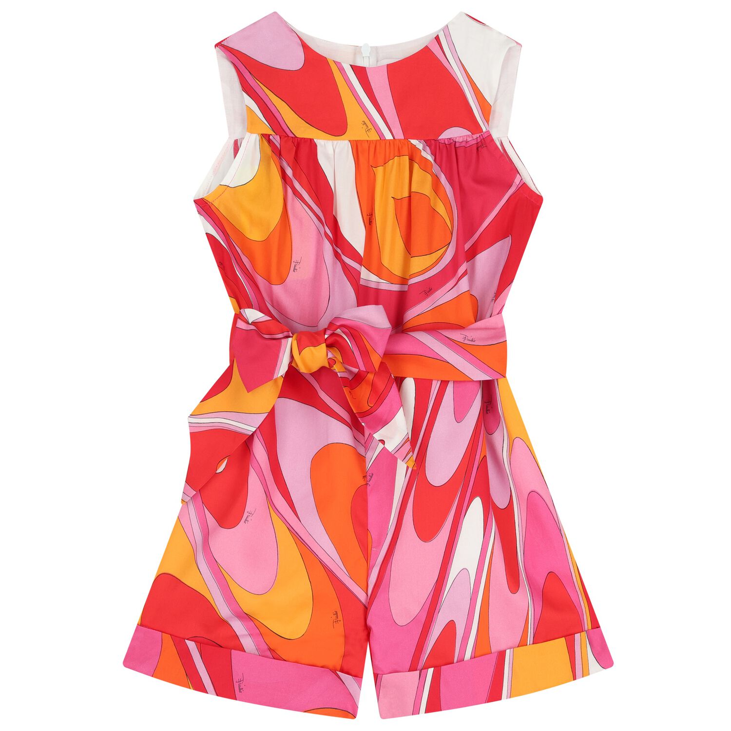 بدلة  للبنات باللون الوردي بشعار , 1, hi-res