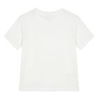 Younger Boys Beige & White Striped Shorts Set, 2, hi-res