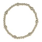 Girls Pink & Gold Beaded Bracelets (4 Pack), 1, hi-res