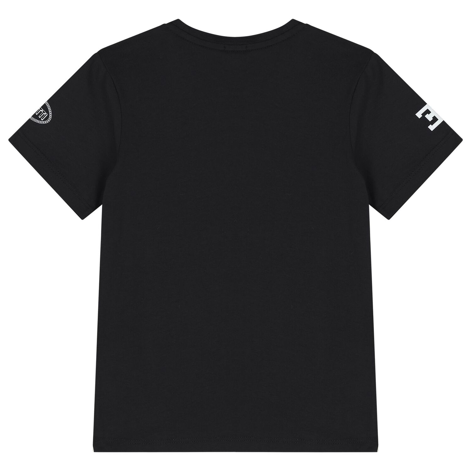 Boys Black Logo T-Shirt, 1, hi-res