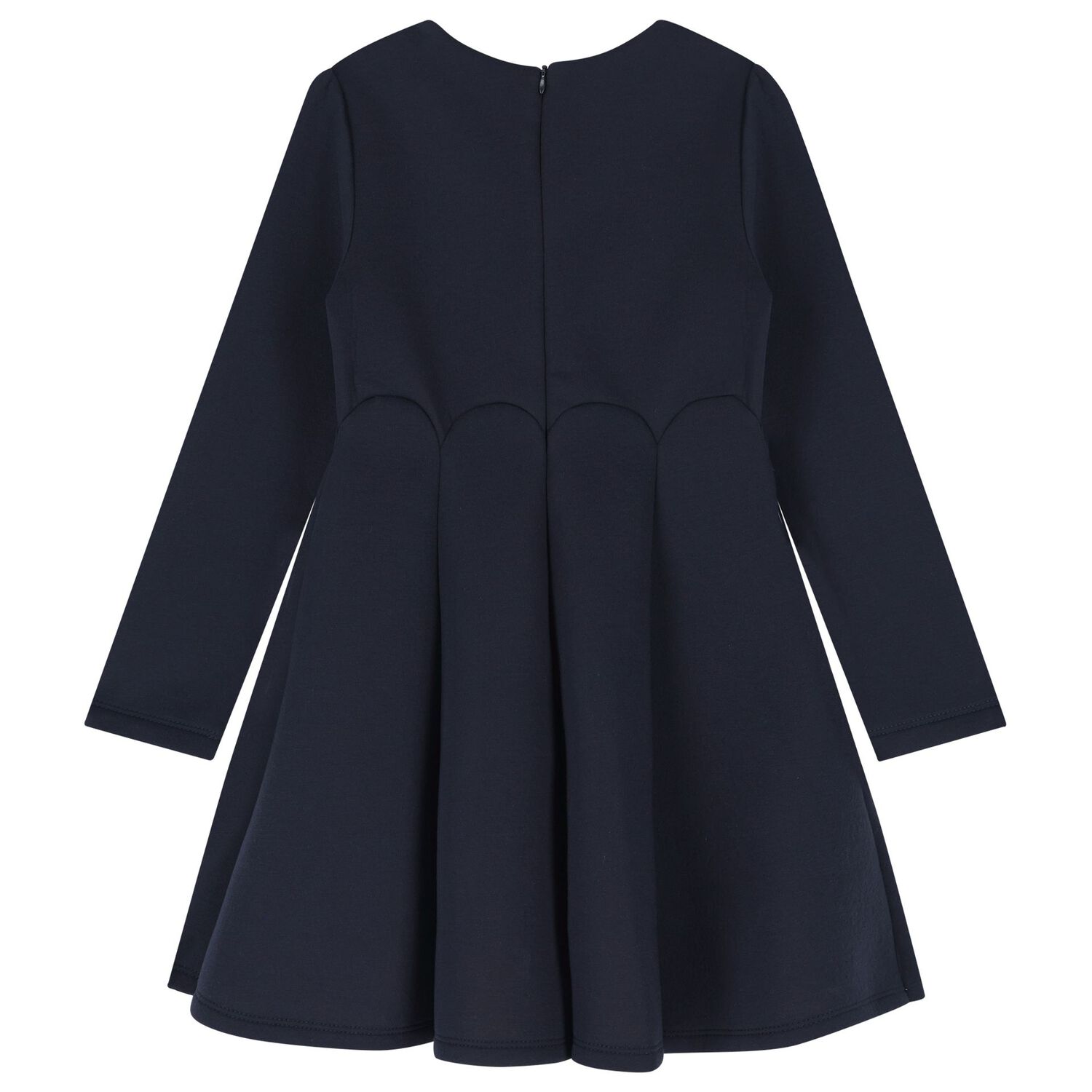 Girls Navy Blue Floral Dress, 3, hi-res