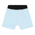 Baby Boys White & Blue Ikonik Shorts Set, 1, hi-res