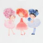 Girls White Ruffled T-Shirt, 1, hi-res
