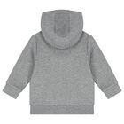 بدلة رياضية أولاد بالشعار باللون الرمادي, 1, hi-res