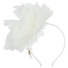 Girls White Headband, 1, hi-res