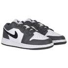 Grey & White Air Jordan 1 Low Trainers, 12, hi-res