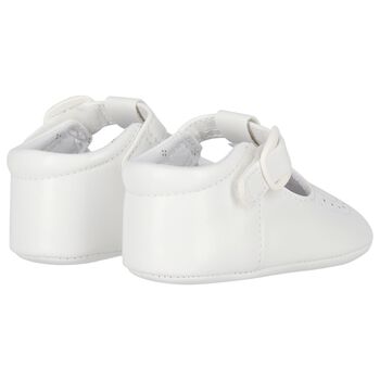 Baby Boys White Pre Walker Shoes
