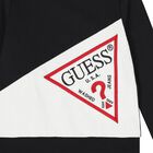 سويت شيرت أولاد بالشعار باللون الأسود, 2, hi-res