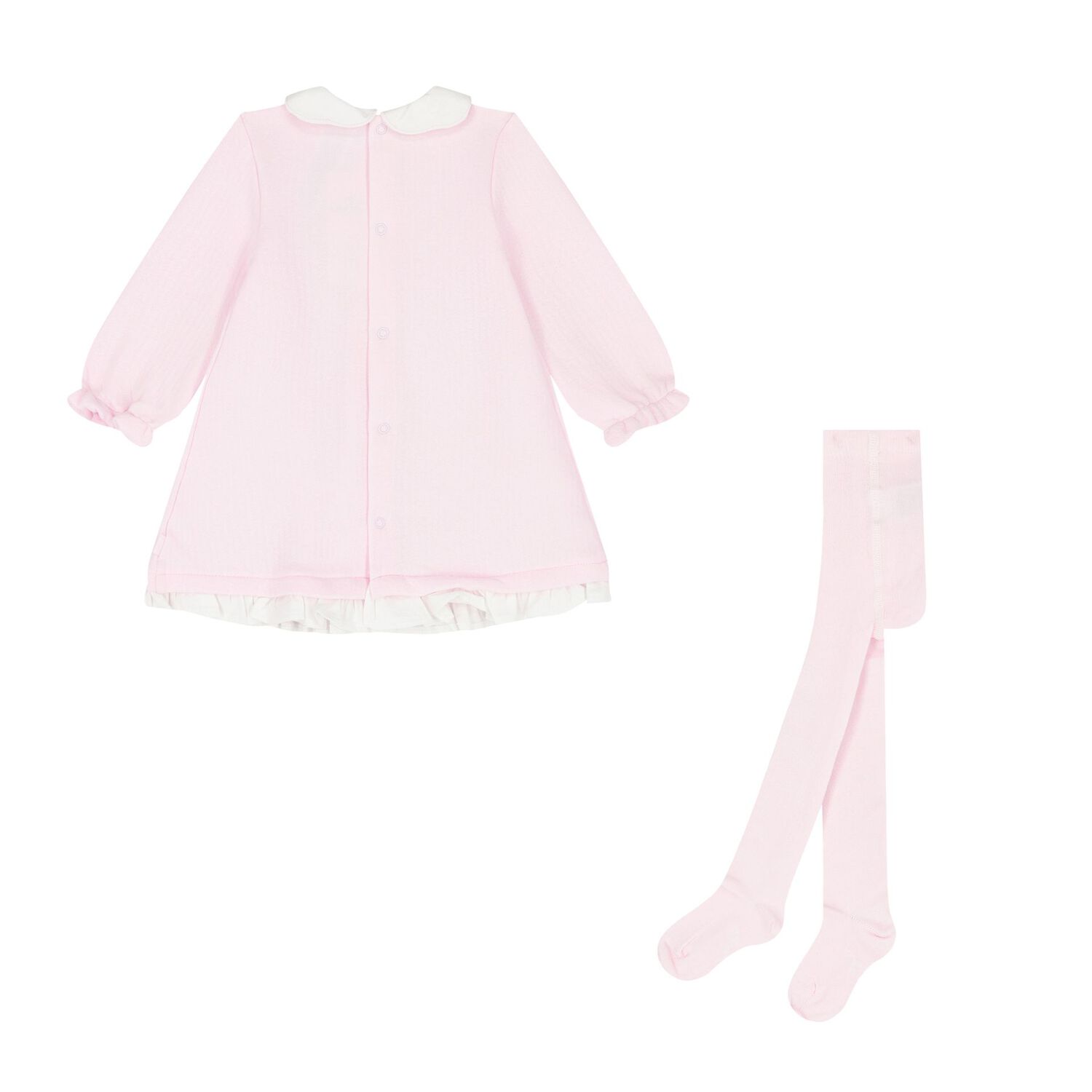 Baby Girls Pink Heart Dress Set, 1, hi-res image number null