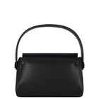 Girls Black Faux Leather Handbag, 1, hi-res