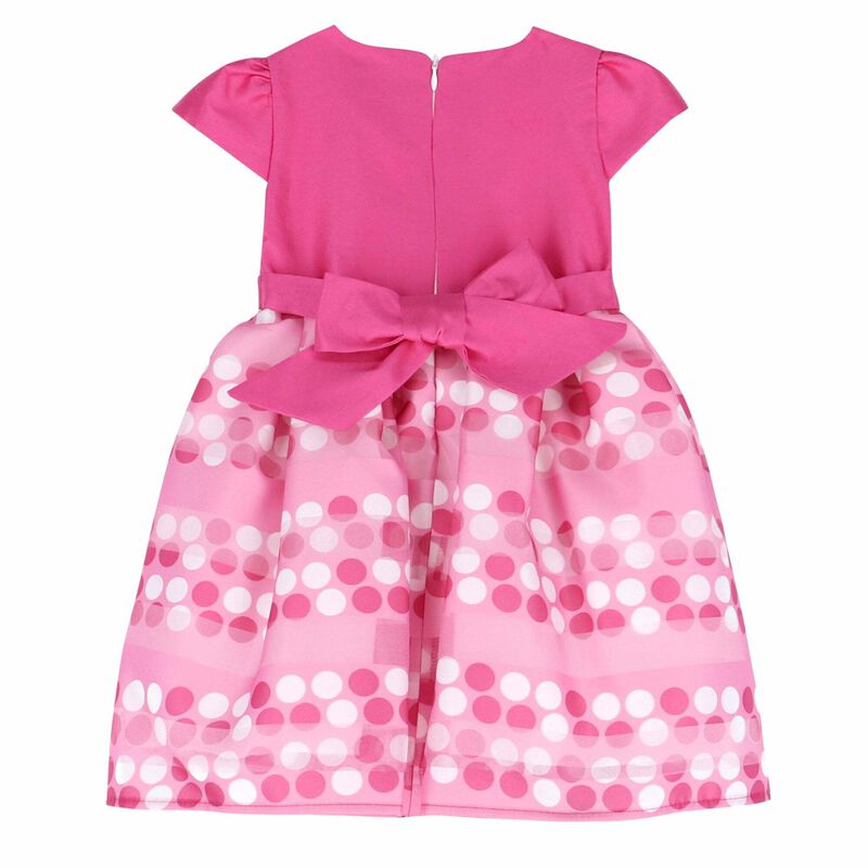 Baby Girls Pink Special Occasion Dress, 1, hi-res image number null