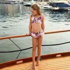 Girls Pink Floral Bikini, 3, hi-res