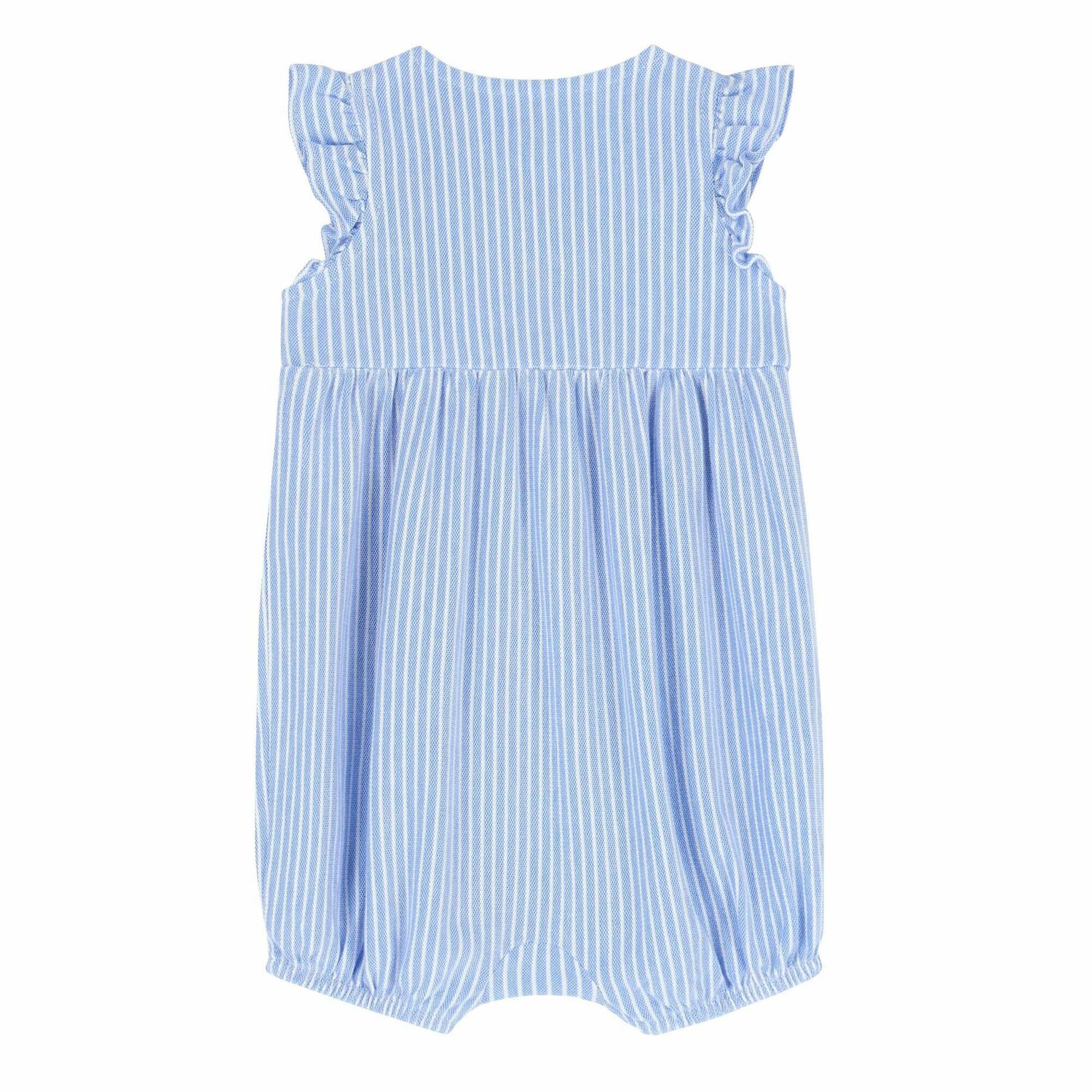 Girls Blue Romper, 1, hi-res