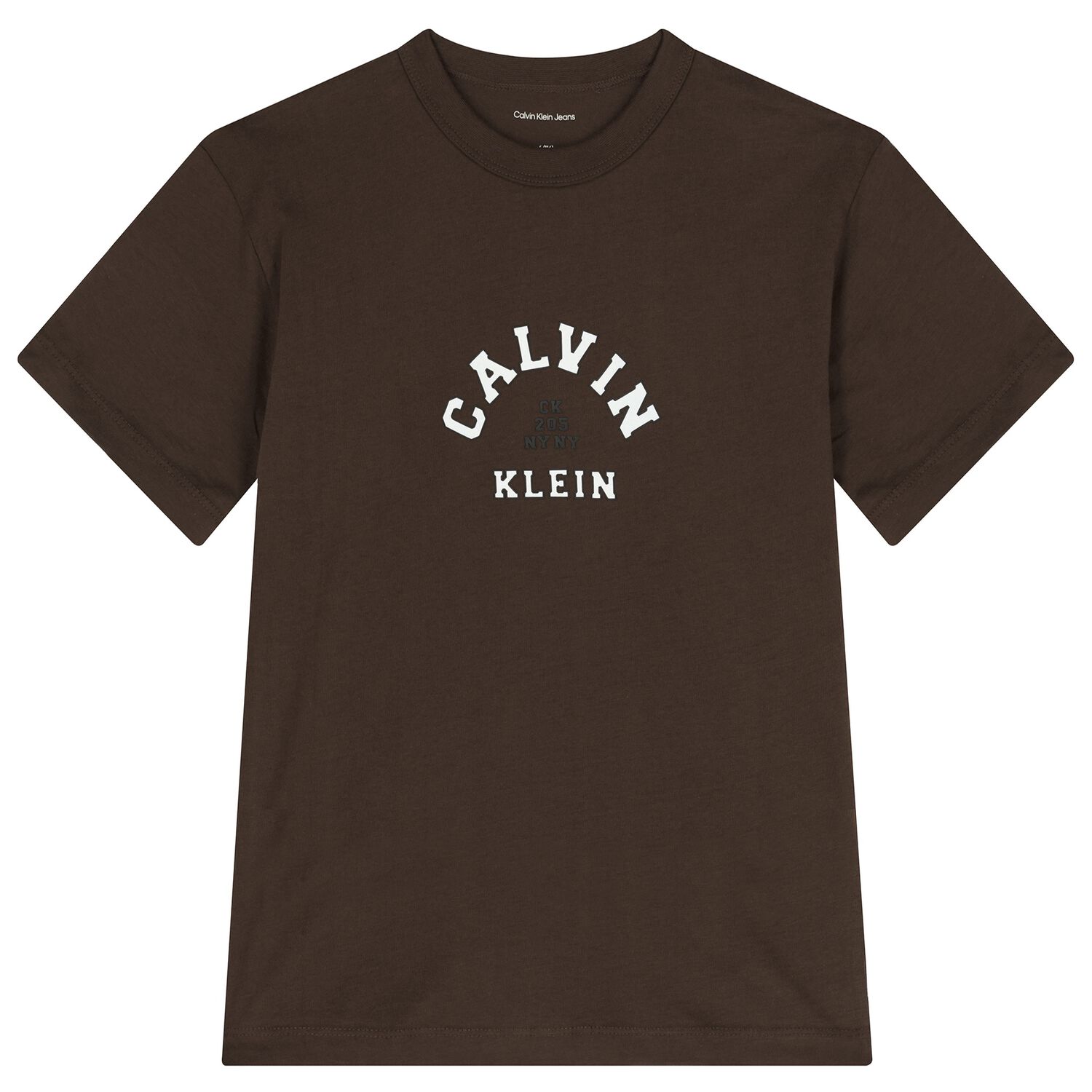 Boys Brown Logo T-Shirt, 3, hi-res