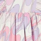 Girls Pink & White Ruffled Iride Dress, 1, hi-res