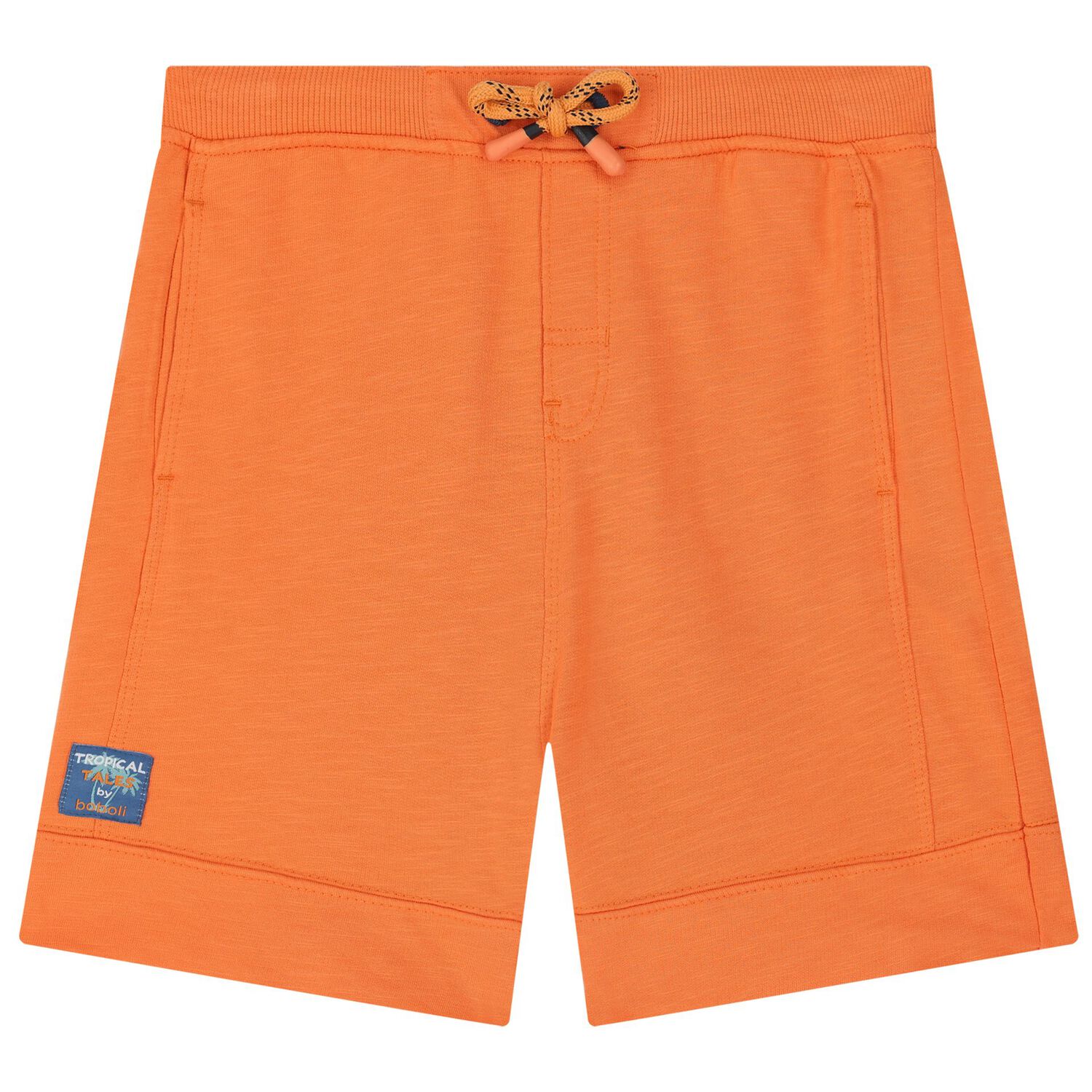 طقم شورت أزرق وبرتقالي للأولاد, 1, hi-res